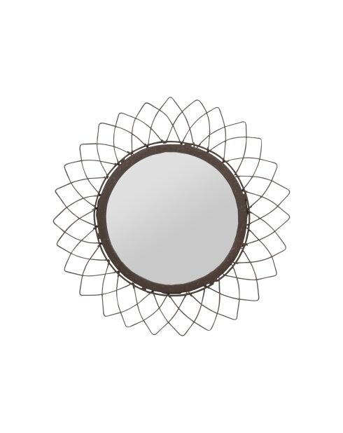 Miroir Lore noir - D32 cm