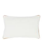 Housse de coussin en coton Haos blanche - 50x30 cm