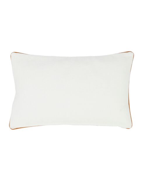 Housse de coussin en coton Haos blanche - 50x30 cm