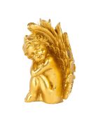 Candela in paraffina Golden Angel - 12x8,5xH15,5 cm