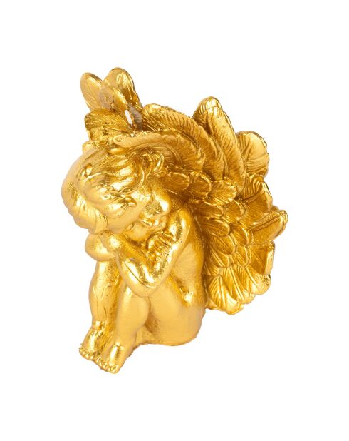 Candela in paraffina Golden Angel - 12x8,5xH15,5 cm