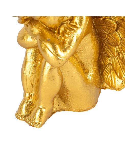 Candela in paraffina Golden Angel - 12x8,5xH15,5 cm