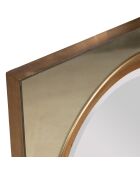 Miroir biseauté Pasea doré - 51x51 cm