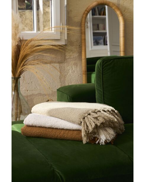 Plaid Klosen olive - 150x130 cm