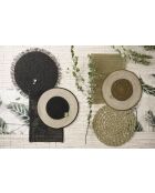 6 Sets de table Toiline vert clair - 45x30 cm