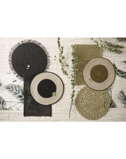6 Sets de table Toiline vert clair - 45x30 cm