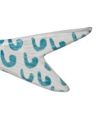 Déco poisson Corfou turquoise - 26x8,5 cm
