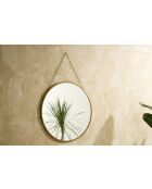 Miroir Ilena doré - D60 cm