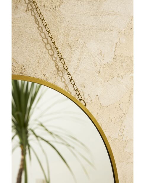 Miroir Ilena doré - D60 cm
