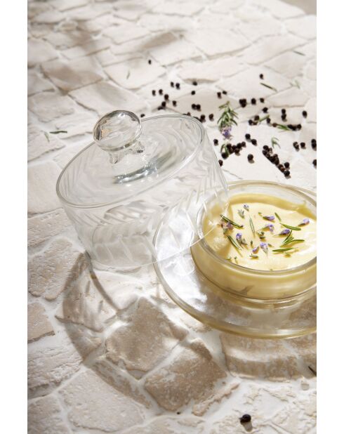 Azelie runde Butterdose - D14xh10 cm