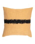 Kissenhülle Horizon aus Baumwolle beige/schwarz - 45x45 cm