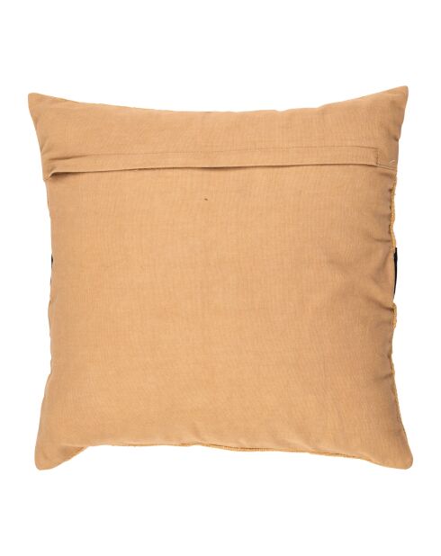 Kissenhülle Horizon aus Baumwolle beige/schwarz - 45x45 cm