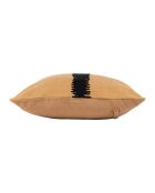 Kissenhülle Horizon aus Baumwolle beige/schwarz - 45x45 cm