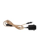 Elektrokabel mit Textilschalter E27 40 W natürlich - 2 m