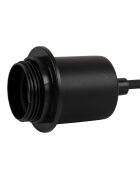 Elektrokabel mit Textilschalter E27 40 W natürlich - 2 m