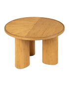 Table basse Saori naturelle - D55xH35 cm