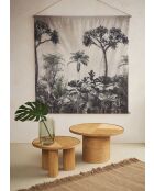 Table basse Saori naturelle - D55xH35 cm