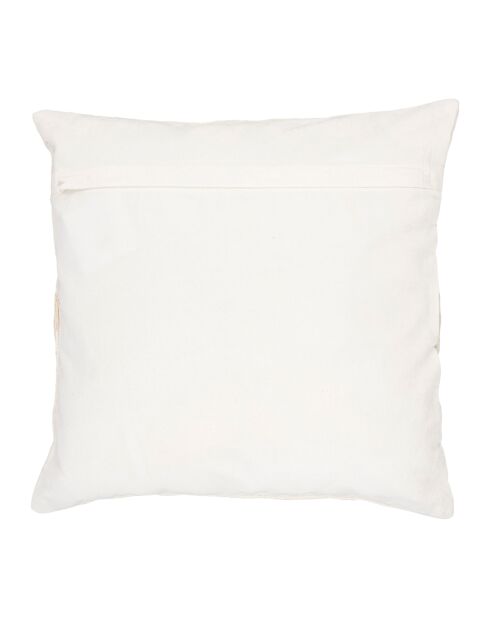 Horizon Kissenhülle aus Baumwolle weiß/beige - 45x45 cm