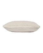Fodera per cuscino Ombelio in cotone naturale/argento - 45x45 cm