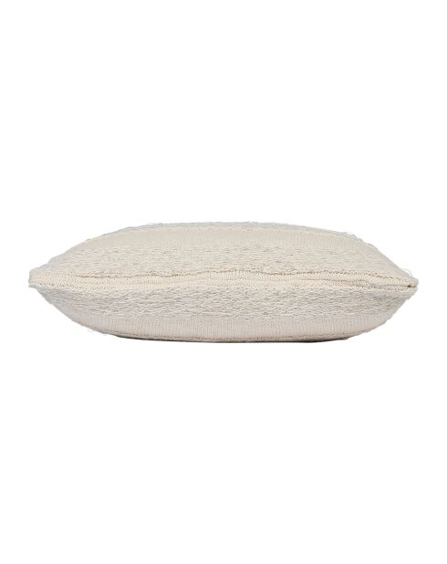 Fodera per cuscino Ombelio in cotone naturale/argento - 45x45 cm