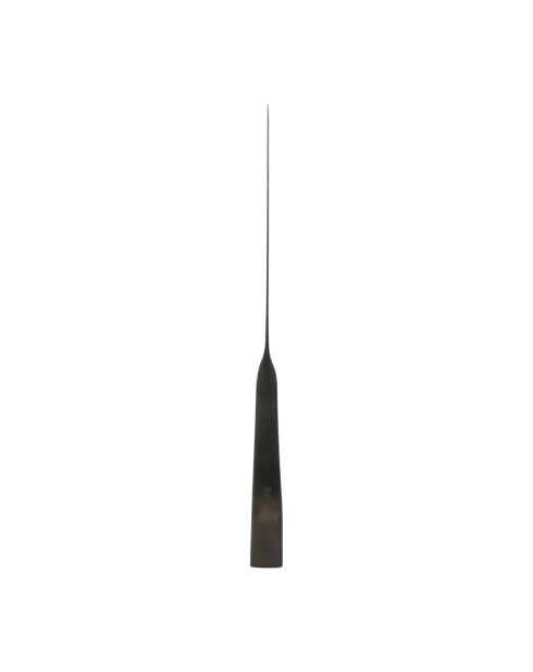6 Couteaux en inox 18/0 Ablis noir mat - 23,5x2x1,5 cm