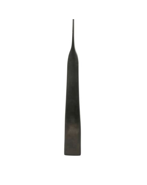6 Couteaux en inox 18/0 Ablis noir mat - 23,5x2x1,5 cm