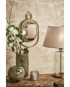 Miroir ovale Koshi doré - 30x54,5 cm