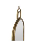 Miroir ovale Koshi doré - 30x54,5 cm