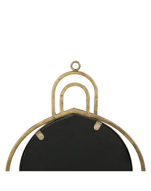 Miroir ovale Koshi doré - 30x54,5 cm