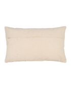 Fodera per cuscino Soleil in cotone bianco/naturale - 50x30 cm