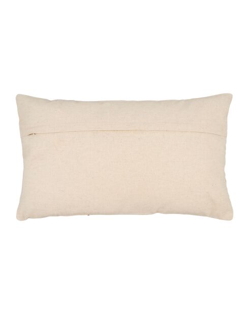 Fodera per cuscino Soleil in cotone bianco/naturale - 50x30 cm