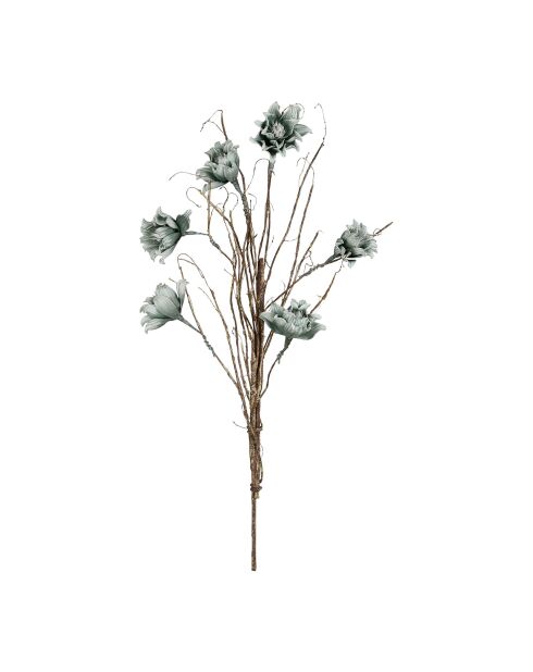 Fleur Ramia vert d'eau - H90 cm