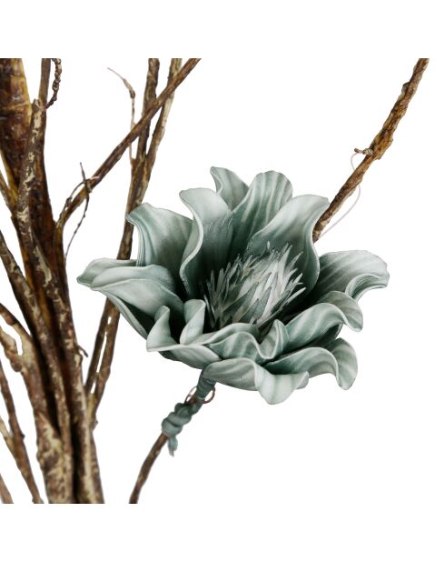 Fleur Ramia vert d'eau - H90 cm