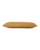 Beezz mosterdkleurige katoenen kussenhoes met honingraat - 50x30 cm