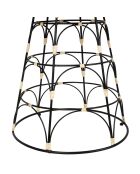 Runder Tisch Monarch natur/schwarz - D120xh80 cm