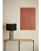 Minimaal terracotta verfbord met 3D-structuur - 60x90 cm