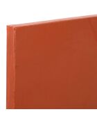 Minimaal terracotta verfbord met 3D-structuur - 60x90 cm