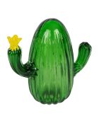 Déco cactus Lumi vert - 15,5x7,5xH15 cm