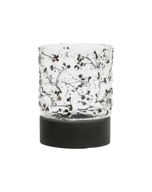 Photophore Melusi noir - D10xH13 cm