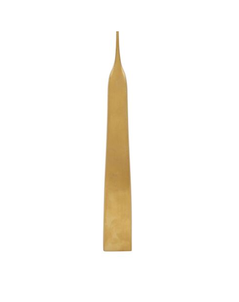 6 Couteaux en inox 18/0 Ablis doré mat - 23x2x1,5 cm