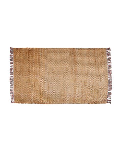 Tapis en coton Fimbria naturel - 180x120 cm