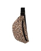 Sac banane en coton Mocoa brun - 30x8x14 cm