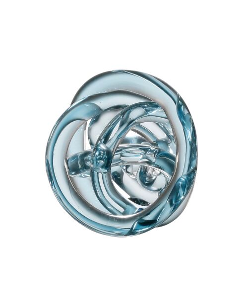 Déco nœud marin Lumi bleu clair - D9x8 cm