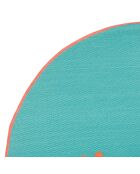 Tapis rond Palma corail - D120 cm