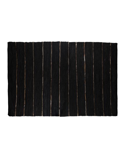 Tapis Lacey noir - 230x160 cm