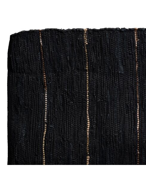 Tapis Lacey noir - 230x160 cm