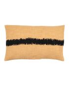Kissenhülle Horizon aus Baumwolle beige/schwarz - 50x30 cm