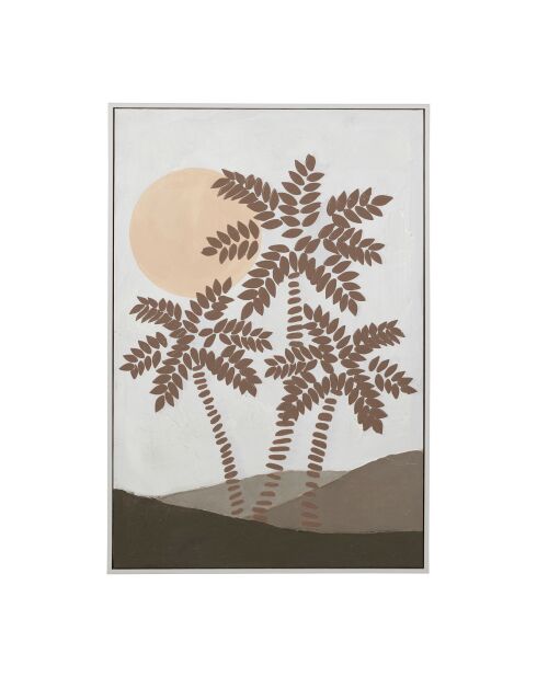Tableau Patchuca beige - 60x90 cm