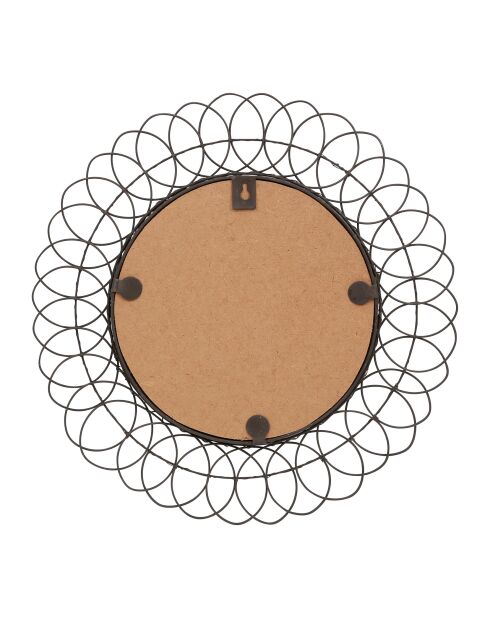 Miroir Lore noir - D44 cm