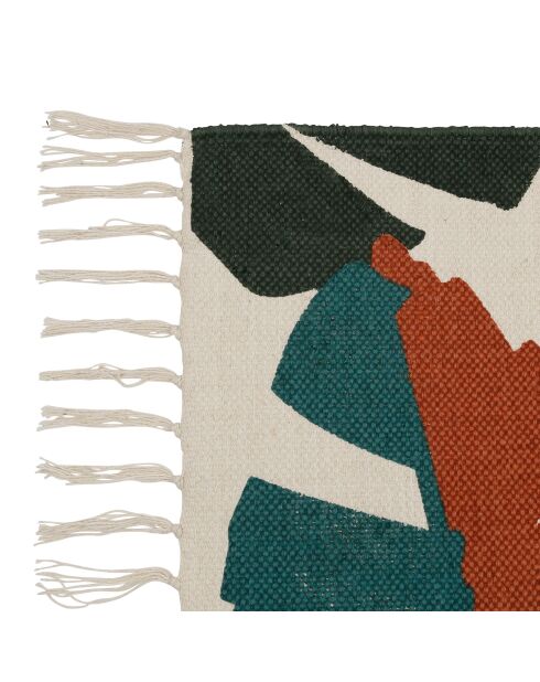 Tapis en coton Seguia multicolore - 120x80 cm
